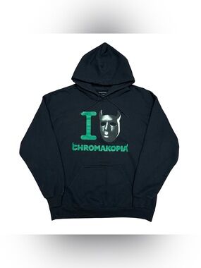 Tyler, the Creator I Love Chromakopia Mask Hoodie Black Large